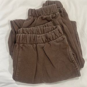 Brandy Melville brown sweatpants